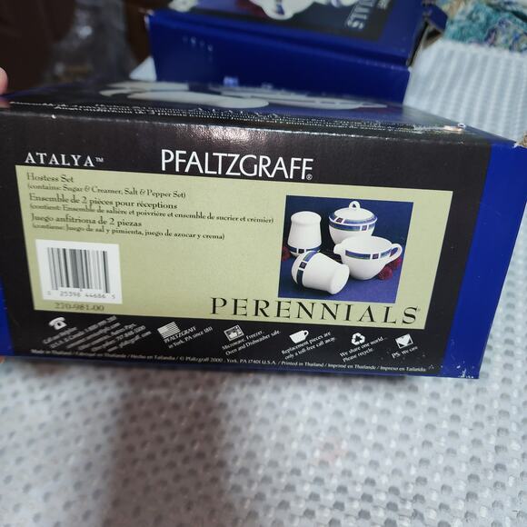 PFALTZGRAFF NIB PERENNIALS HOSTESS SET ATALYA DESIGN - Picture 3 of 5